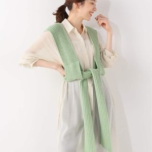 Simonett Nanu crop top in green s/m NWT